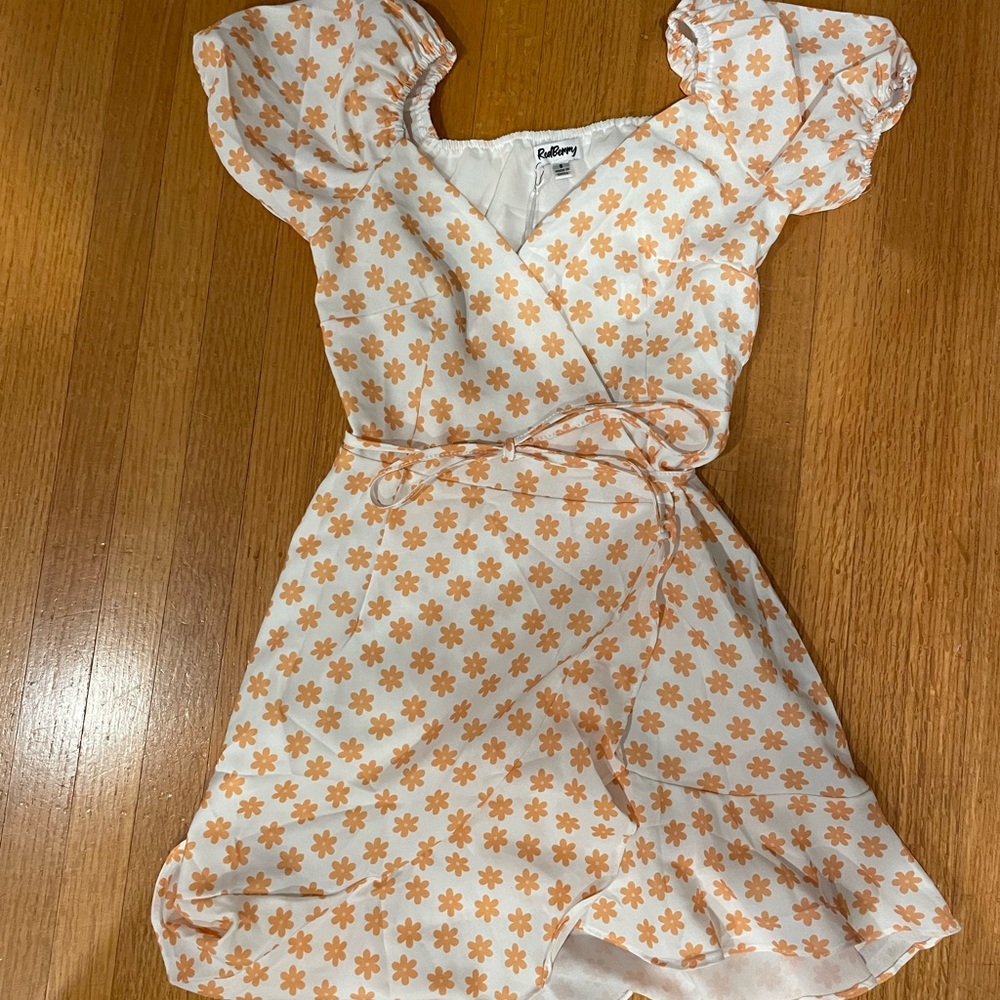 Showpo floral wrap dress